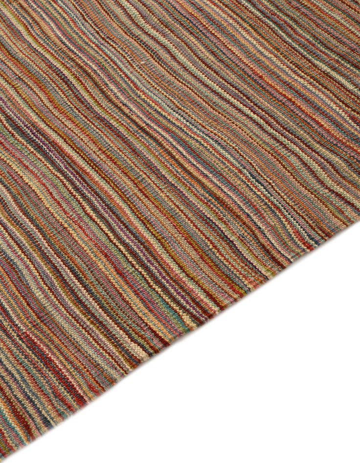 Detail image of  6' x 7' 9  Hand Woven Kilim Modern Wool Rug