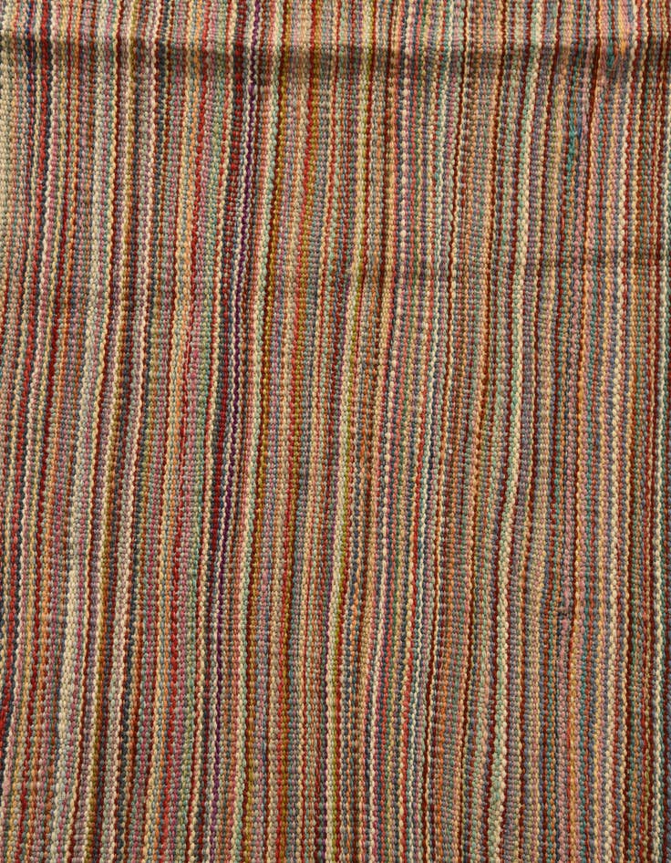 Detail image of  6' x 7' 9  Hand Woven Kilim Modern Wool Rug