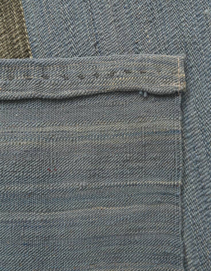 Detail image of  10' 1 x 12' 9  Hand Woven Kilim Modern Wool Rug