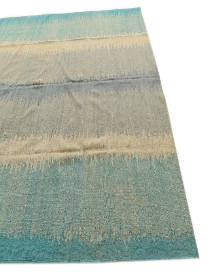 Detail image of  8' 1 x 9' 7  Hand Woven Kilim Modern Wool Rug