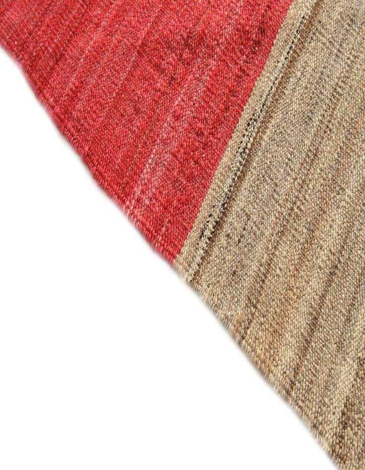 Detail image of  5' 8 x 8'  Hand Woven Kilim Modern Wool Rug
