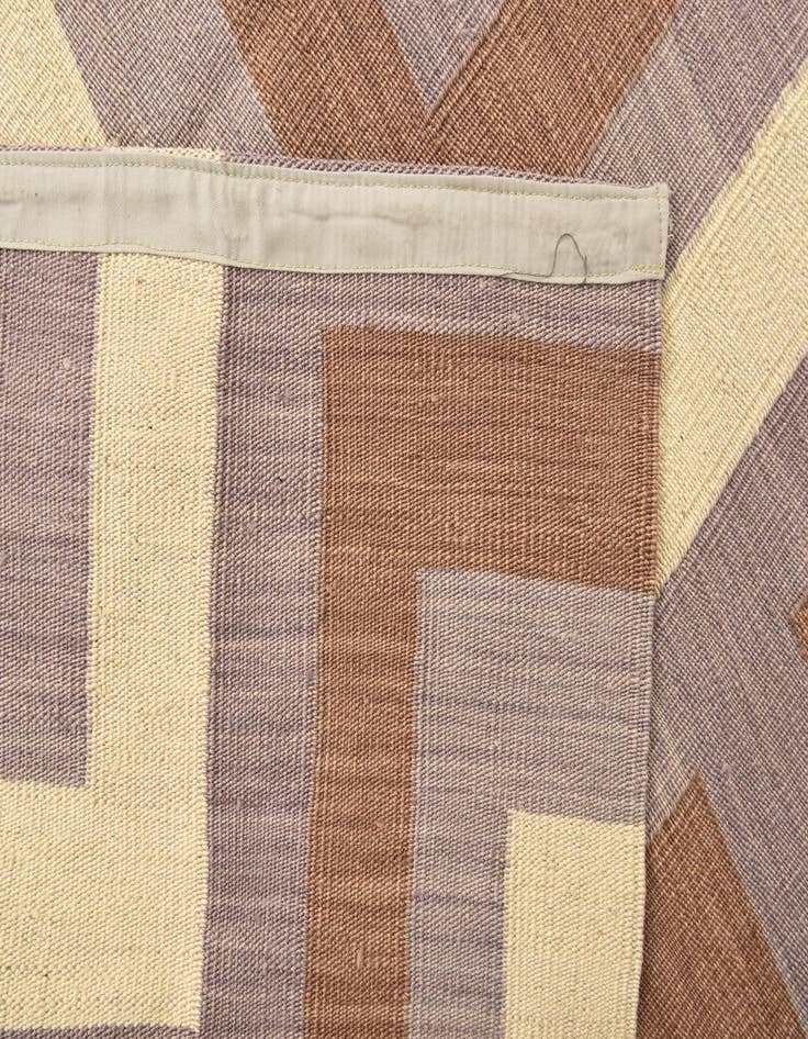 Detail image of  4' 3 x 5' 10  Hand Woven Kilim Modern Wool Rug