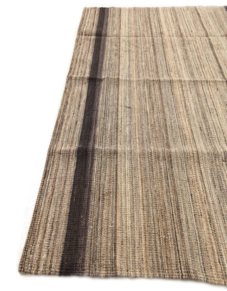 Detail image of  4' 2 x 5' 10  Hand Woven Kilim Modern Wool Rug