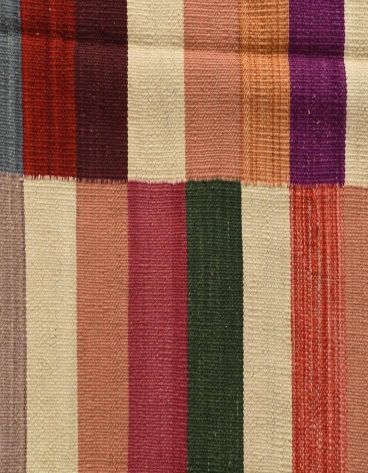 Detail image of  8' 5 x 11' 5  Hand Woven Kilim Modern Wool Rug