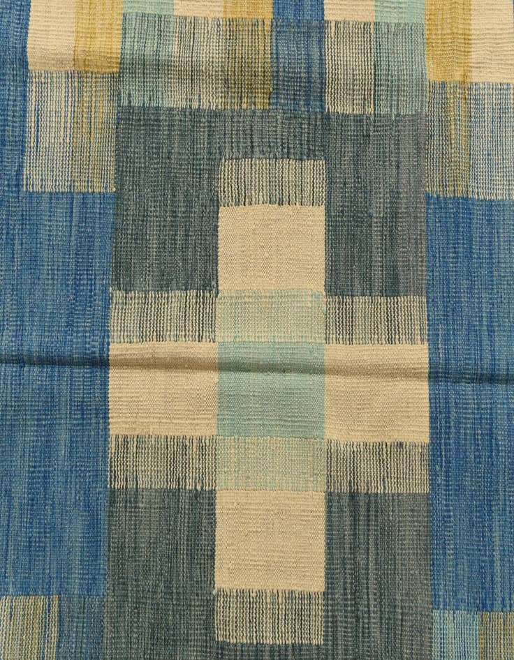 Detail image of  5' x 6' 9  Hand Woven Kilim Modern Wool Rug