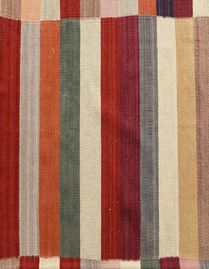 Detail image of  8' 4 x 11' 5  Hand Woven Kilim Modern Wool Rug