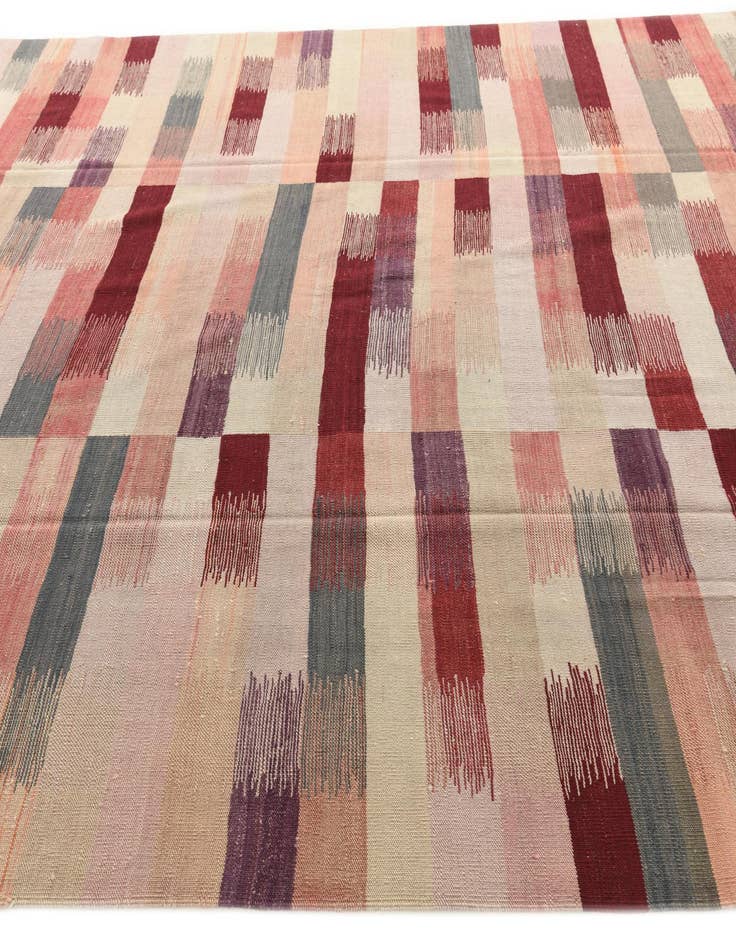 Detail image of  8' 3 x 9' 6  Hand Woven Kilim Modern Wool Rug