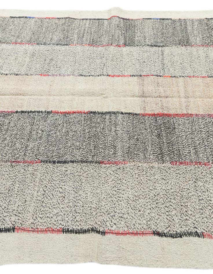 Detail image of  6' x 7' 9  Hand Woven Kilim Modern Wool Rug
