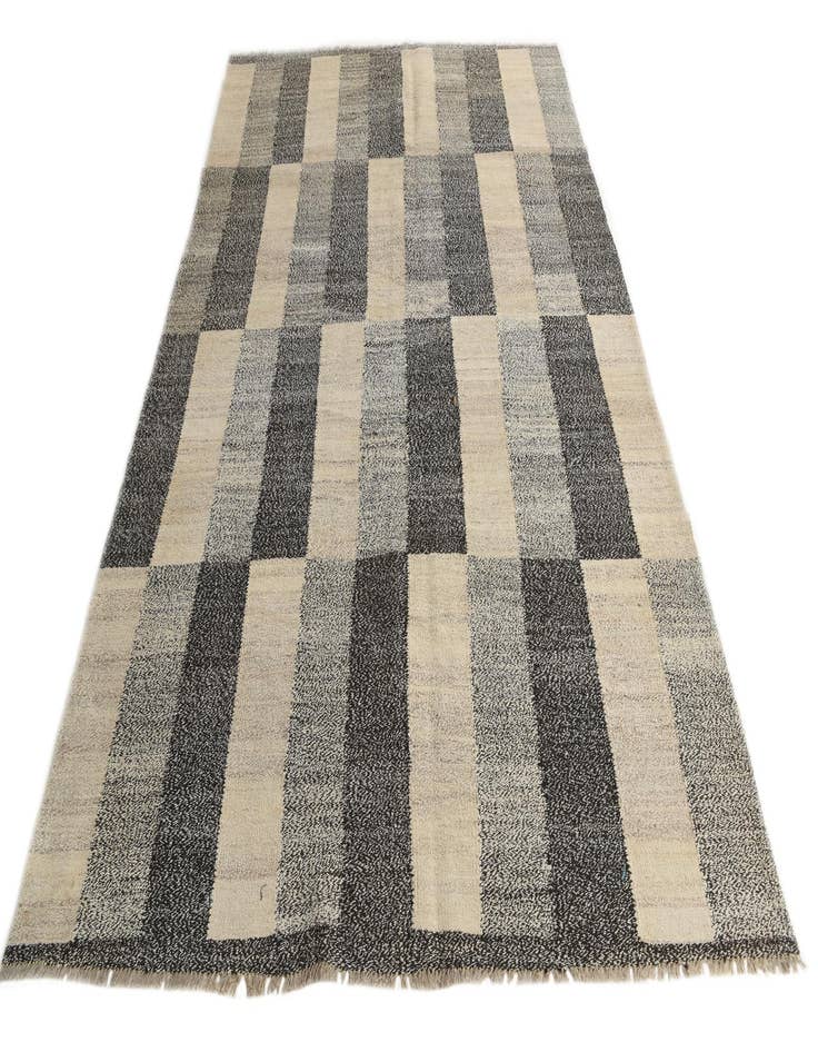 Detail image of  6' 8 x 9' 10  Hand Woven Kilim Modern Wool Rug