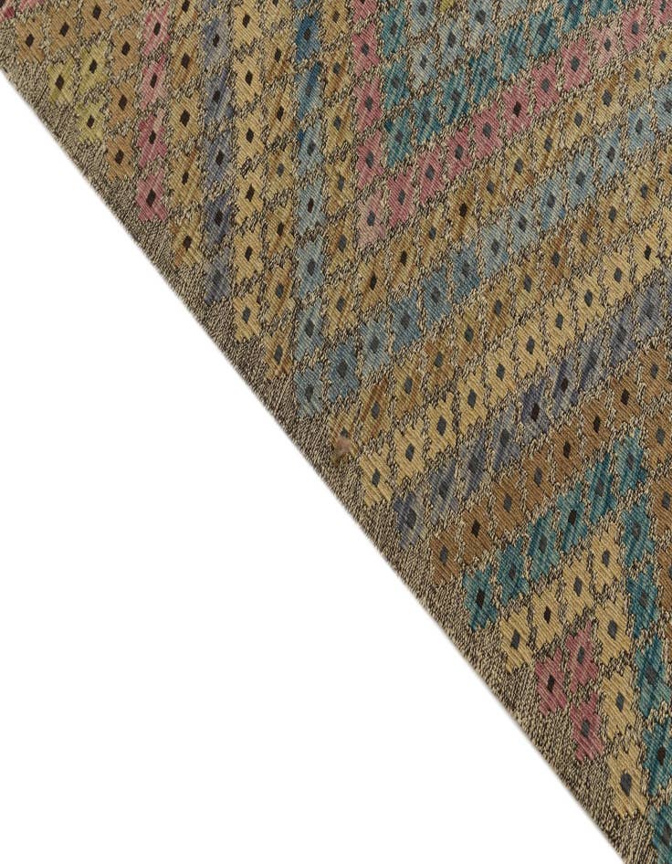 Detail image of  10' 7 x 13' 2  Hand Woven Kilim Modern Wool Rug