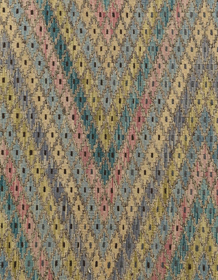 Detail image of  10' 7 x 13' 2  Hand Woven Kilim Modern Wool Rug