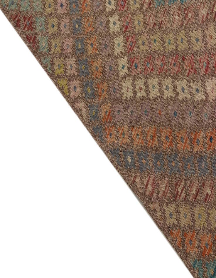 Detail image of  9' 7 x 12' 7  Hand Woven Kilim Modern Wool Rug