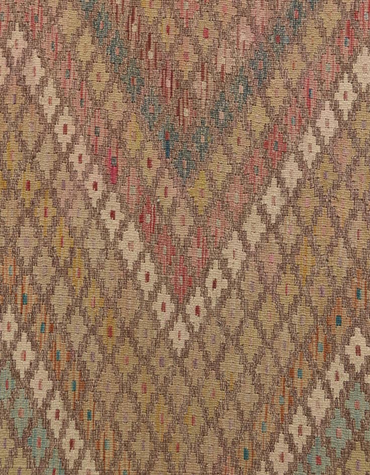 Detail image of  9' 7 x 12' 7  Hand Woven Kilim Modern Wool Rug