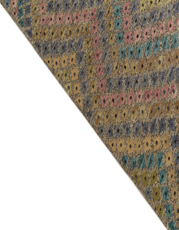 Detail image of  9' 6 x 13' 5  Hand Woven Kilim Modern Wool Rug