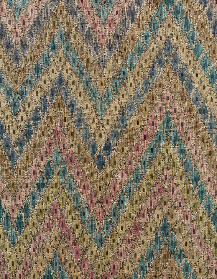Detail image of  9' 6 x 13' 5  Hand Woven Kilim Modern Wool Rug