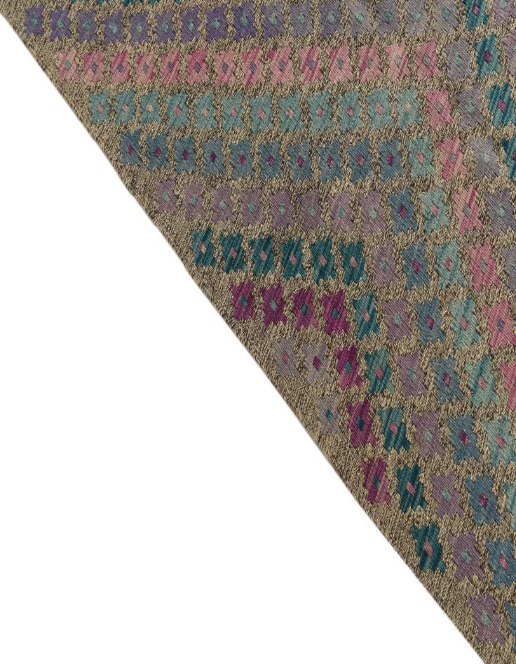 Detail image of  8' 10 x 11'  Hand Woven Kilim Modern Wool Rug