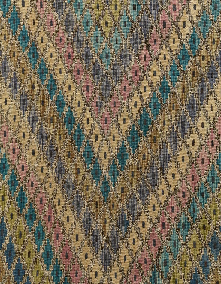 Detail image of  10' 1 x 13'  Hand Woven Kilim Modern Wool Rug
