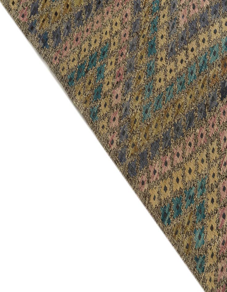 Detail image of  9' 9 x 12' 8  Hand Woven Kilim Modern Wool Rug