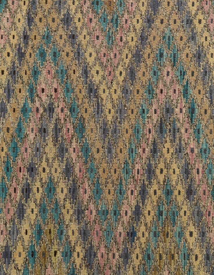 Detail image of  9' 9 x 12' 8  Hand Woven Kilim Modern Wool Rug