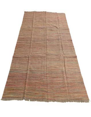 Detail image of  5' 10 x 8'  Hand Woven Kilim Modern Wool Rug