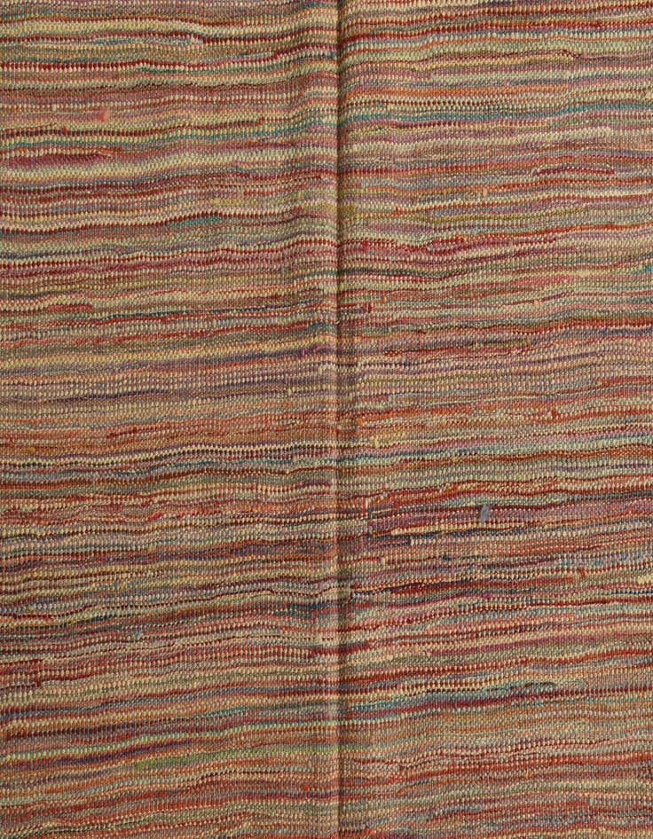 Detail image of  5' 10 x 8'  Hand Woven Kilim Modern Wool Rug