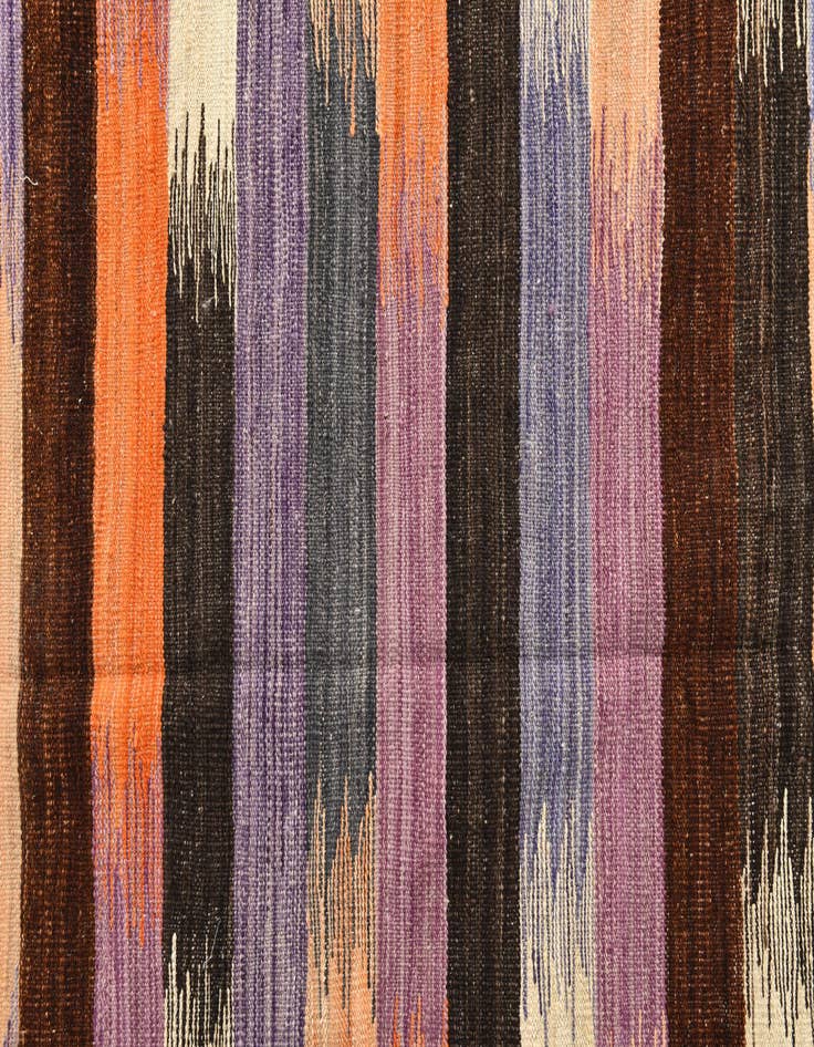 Detail image of  6' 10 x 9'  Hand Woven Kilim Modern Wool Rug