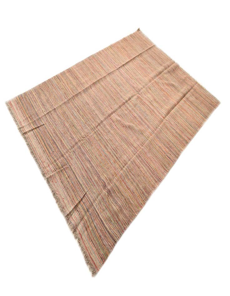 Detail image of  5' 5 x 8'  Hand Woven Kilim Modern Wool Rug