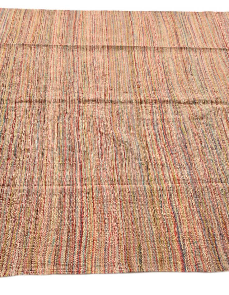 Detail image of  5' 5 x 8'  Hand Woven Kilim Modern Wool Rug