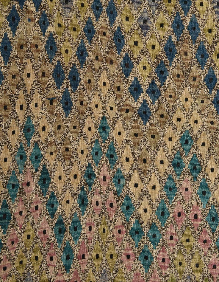 Detail image of  8' 5 x 11' 5  Hand Woven Kilim Modern Wool Rug