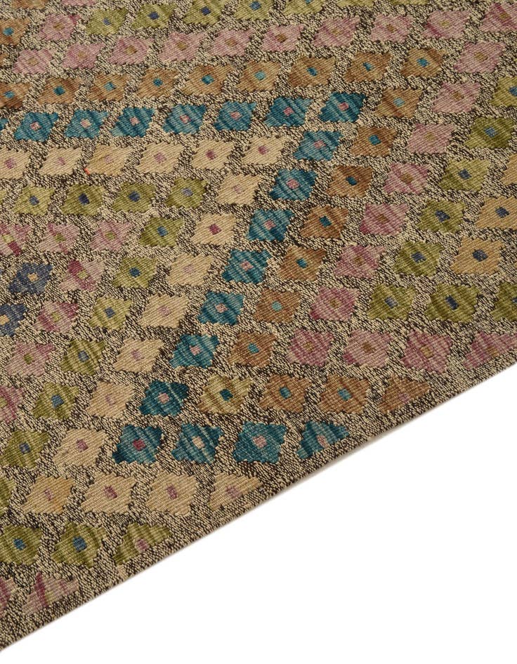 Detail image of  8' 9 x 11' 5  Hand Woven Kilim Modern Wool Rug