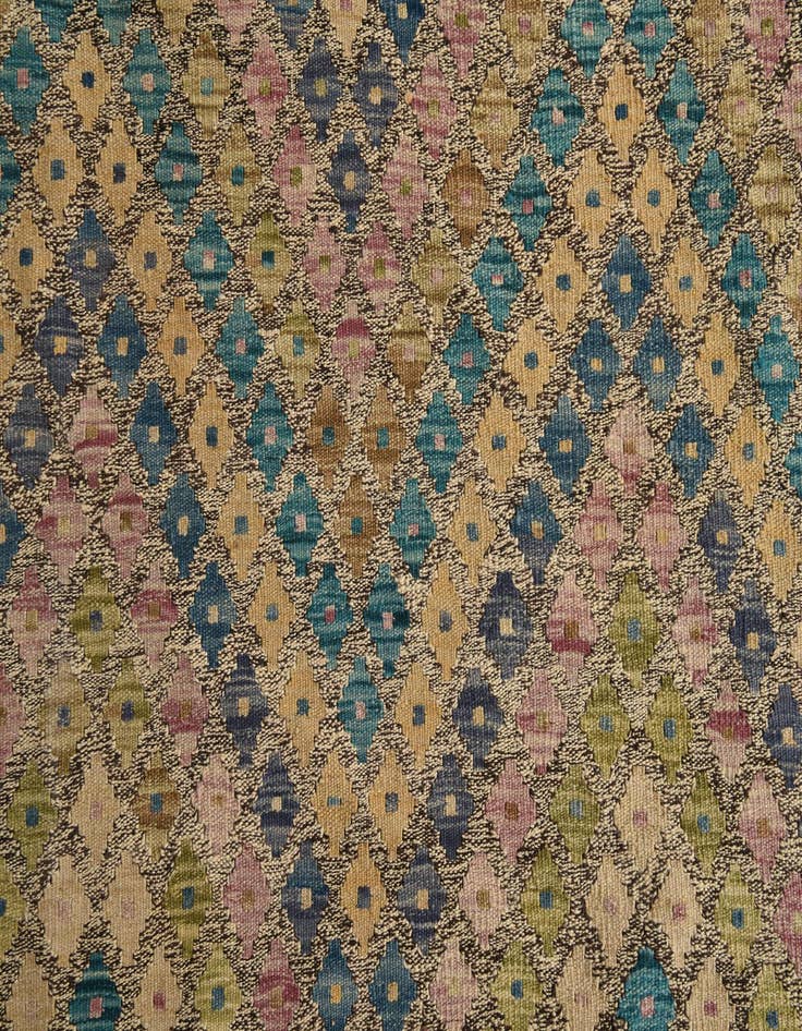 Detail image of  8' 9 x 11' 5  Hand Woven Kilim Modern Wool Rug