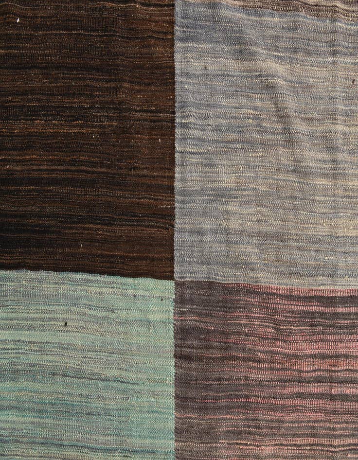 Detail image of  10' x 13' 6  Hand Woven Kilim Modern Wool Rug