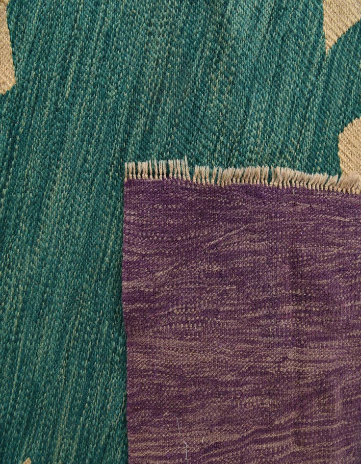 Detail image of  10' x 14' 3  Hand Woven Kilim Modern Wool Rug