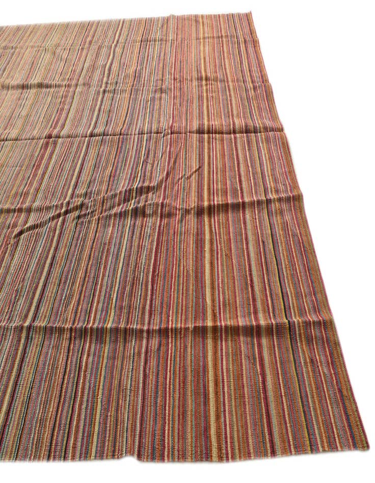 Detail image of  10' 1 x 14'  Hand Woven Kilim Modern Wool Rug