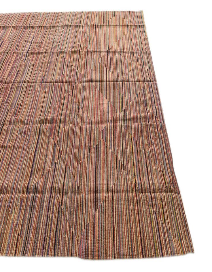 Detail image of  8' x 9' 9  Hand Woven Kilim Modern Wool Rug