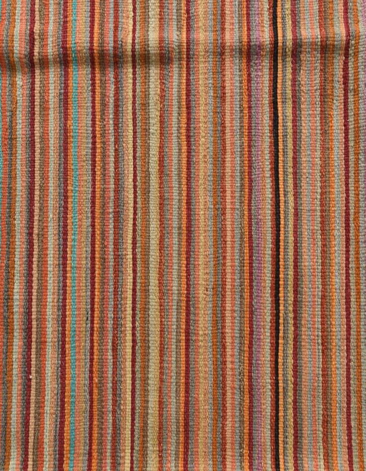 Detail image of  6' 5 x 9' 8  Hand Woven Kilim Modern Wool Rug
