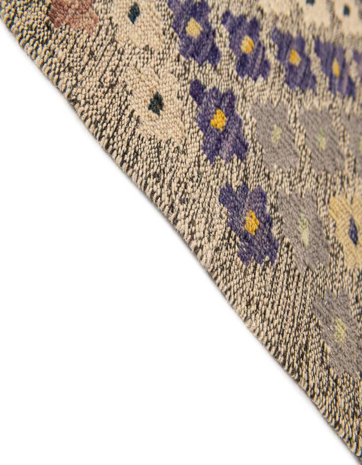 Detail image of  6' 4 x 7' 8  Hand Knotted Kilim Modern Wool Rug