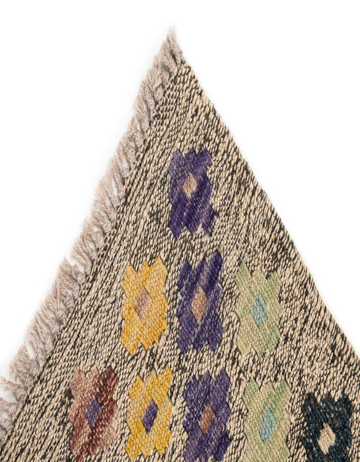 Detail image of  6' 4 x 7' 8  Hand Knotted Kilim Modern Wool Rug