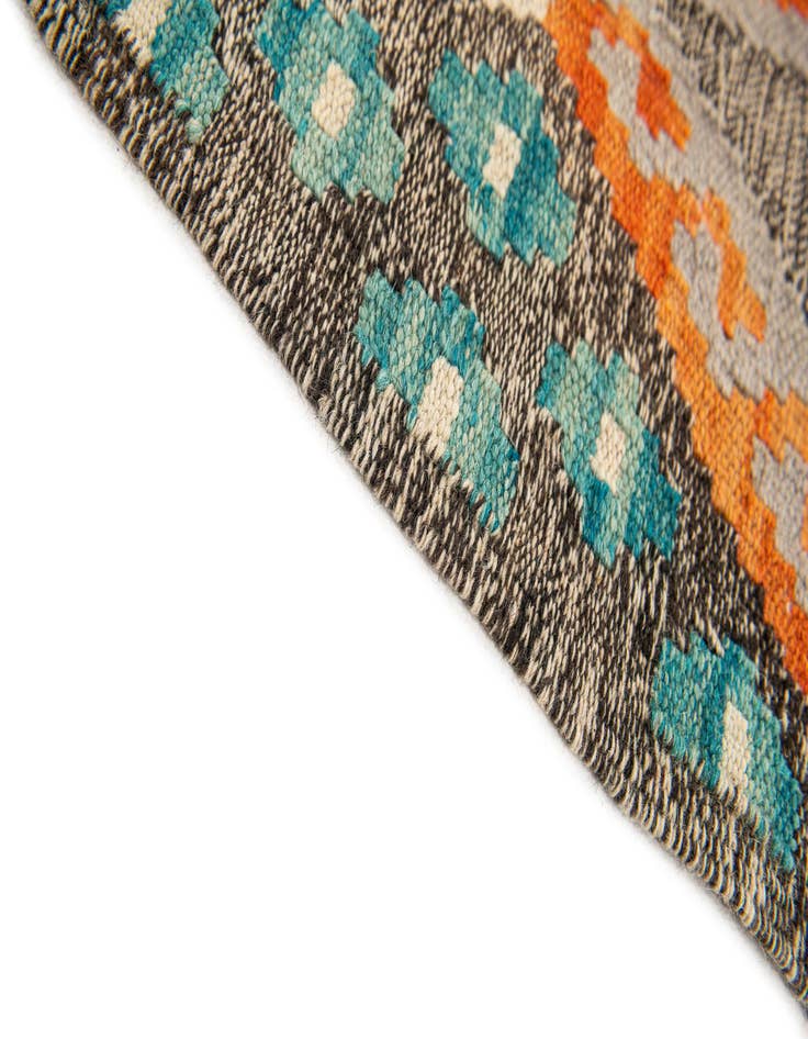 Detail image of  6' 3 x 8' 2  Hand Knotted Kilim Modern Wool Rug