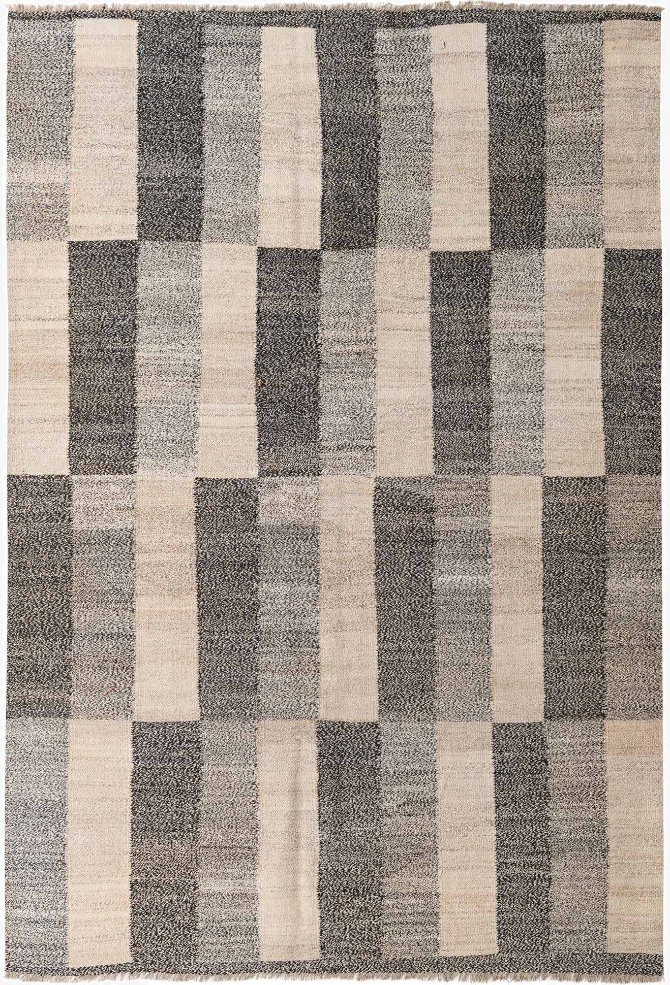  6' 8 x 9' 10  Hand Woven Kilim Modern Wool Rug