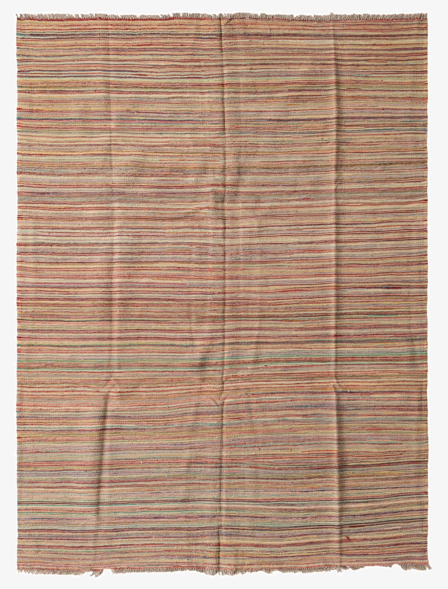  5' 10 x 7' 10  Hand Woven Kilim Modern Wool Rug