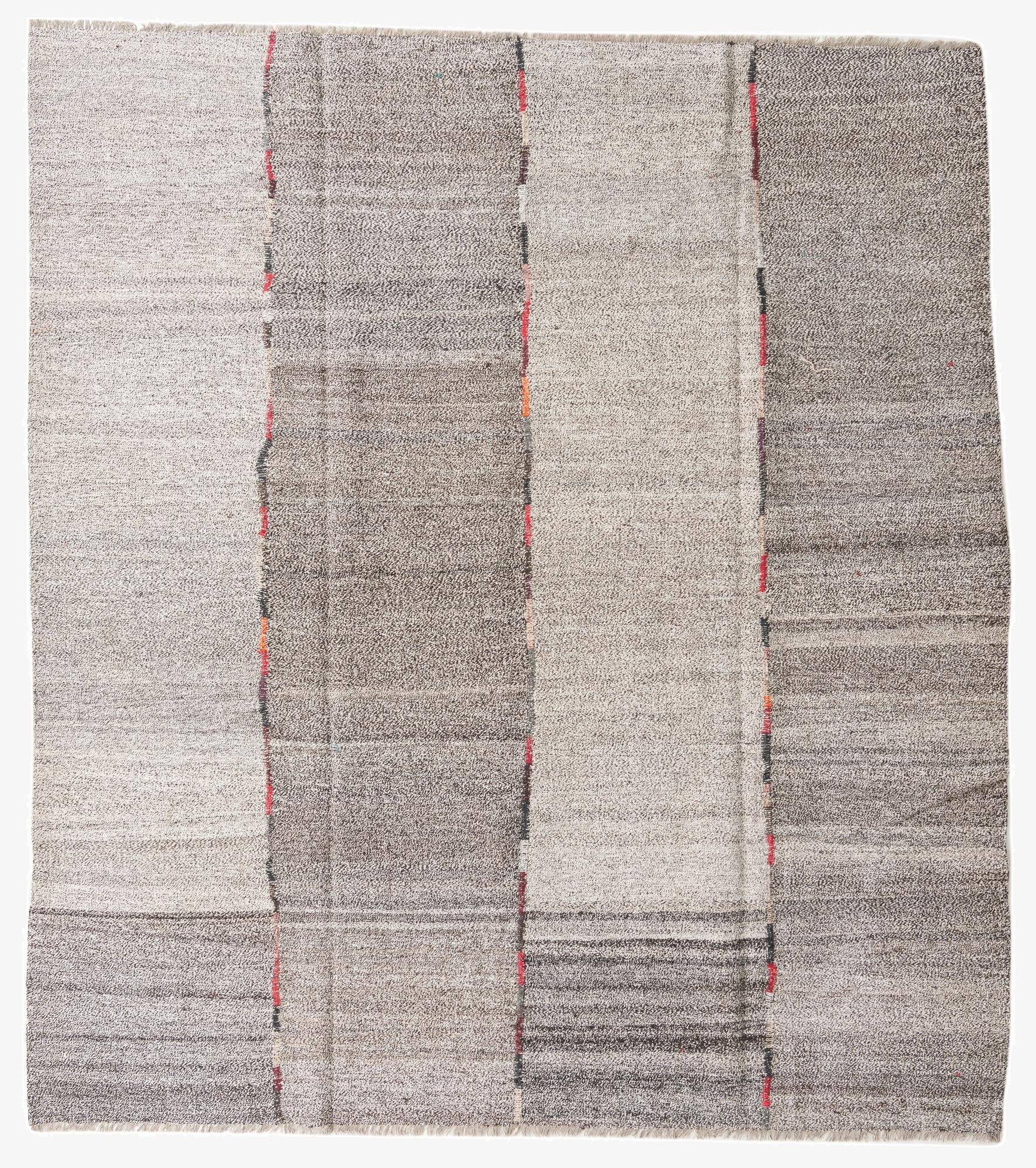  8' 9 x 9' 9  Hand Woven Kilim Modern Wool Rug