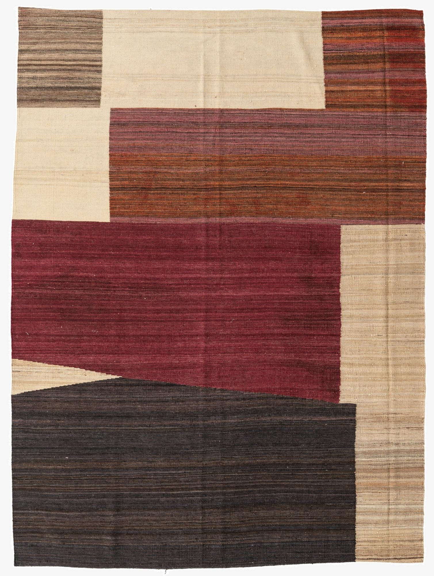  6' x 8'  Hand Woven Kilim Modern Wool Rug