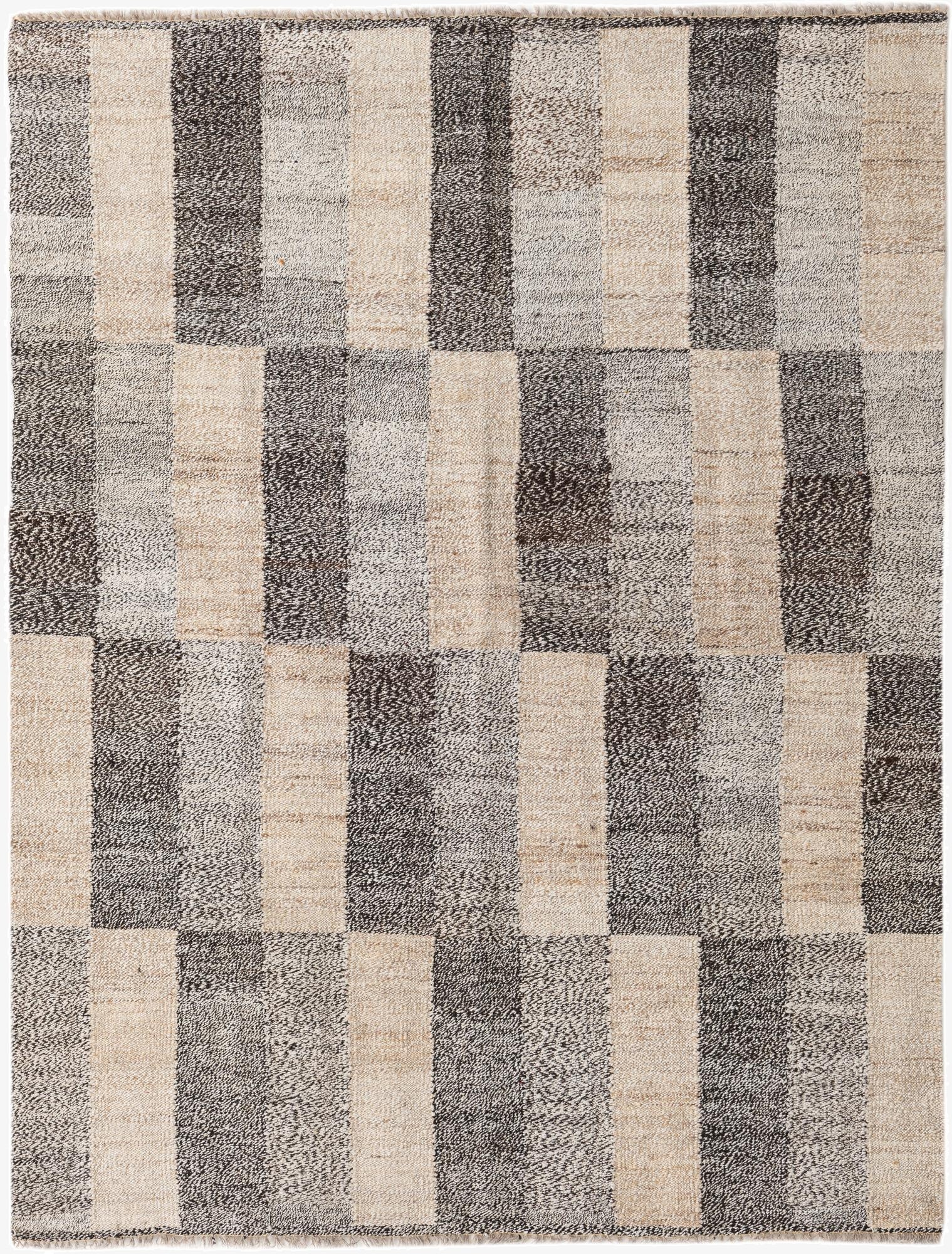  4' 10 x 6' 4  Hand Woven Kilim Modern Wool Rug