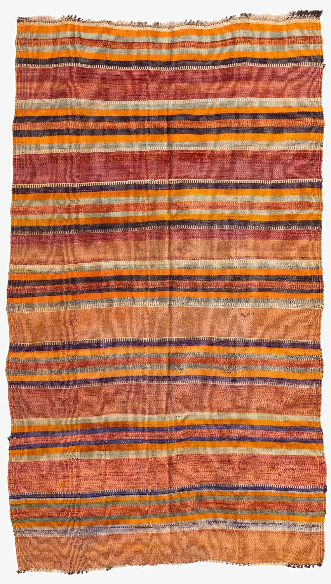  4' 5 x 7' 7  Hand Woven Kilim Modern Wool Rug