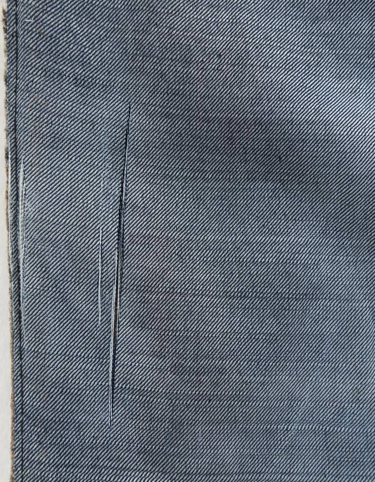 Detail image of  6' 6 x 9' 10  Hand Woven Kilim Patchwork Wool Rug