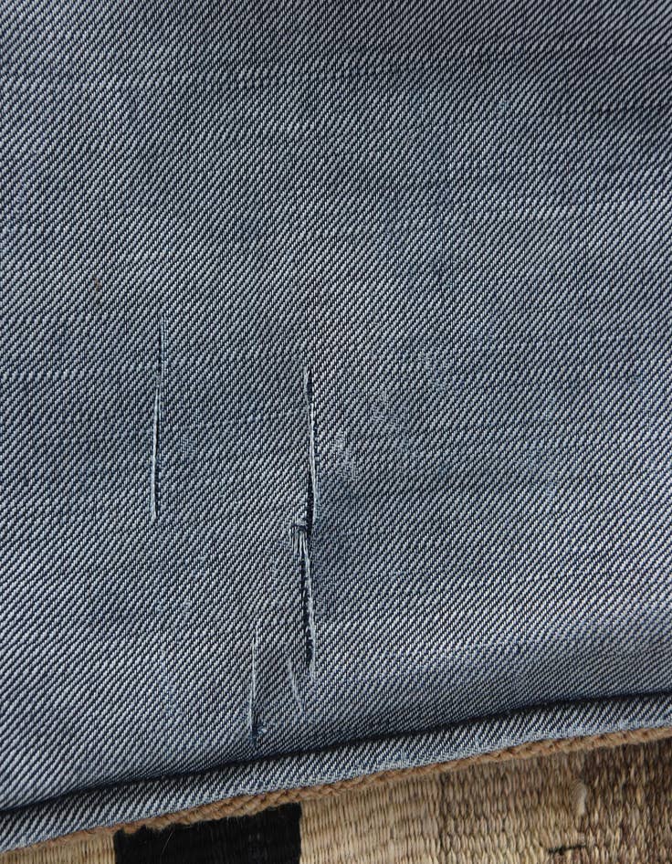 Detail image of  6' 6 x 9' 10  Hand Woven Kilim Patchwork Wool Rug