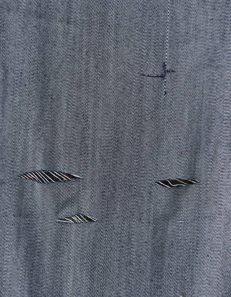 Detail image of  6' x 9' 8  Hand Woven Kilim Patchwork Wool Rug