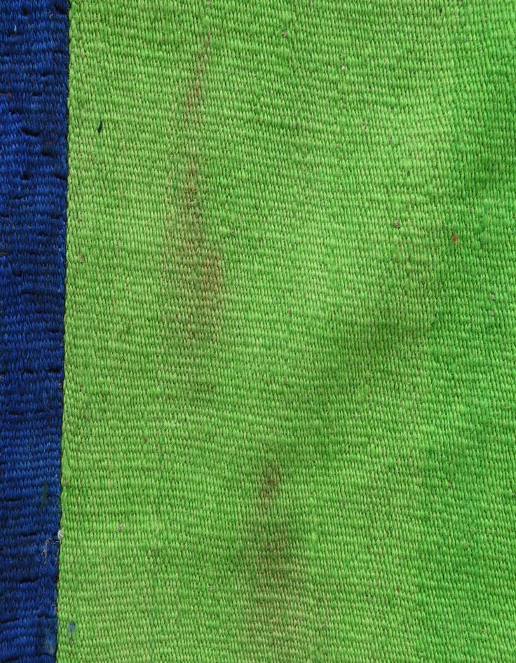 Detail image of  5' 6 x 8'  Hand Woven Kilim Patchwork Wool Rug