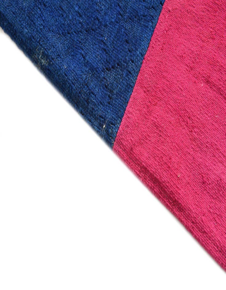 Detail image of  5' 7 x 7' 10  Hand Woven Kilim Patchwork Wool Rug